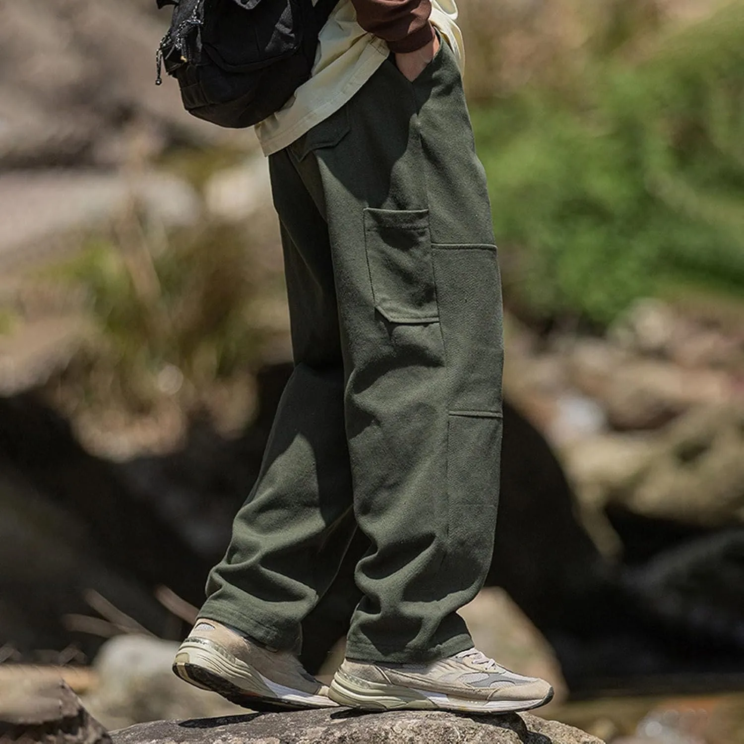 Men's Casual Cargo Pants Hiking Pants Workout Joggers Sweatpants for Men Jogger Pants