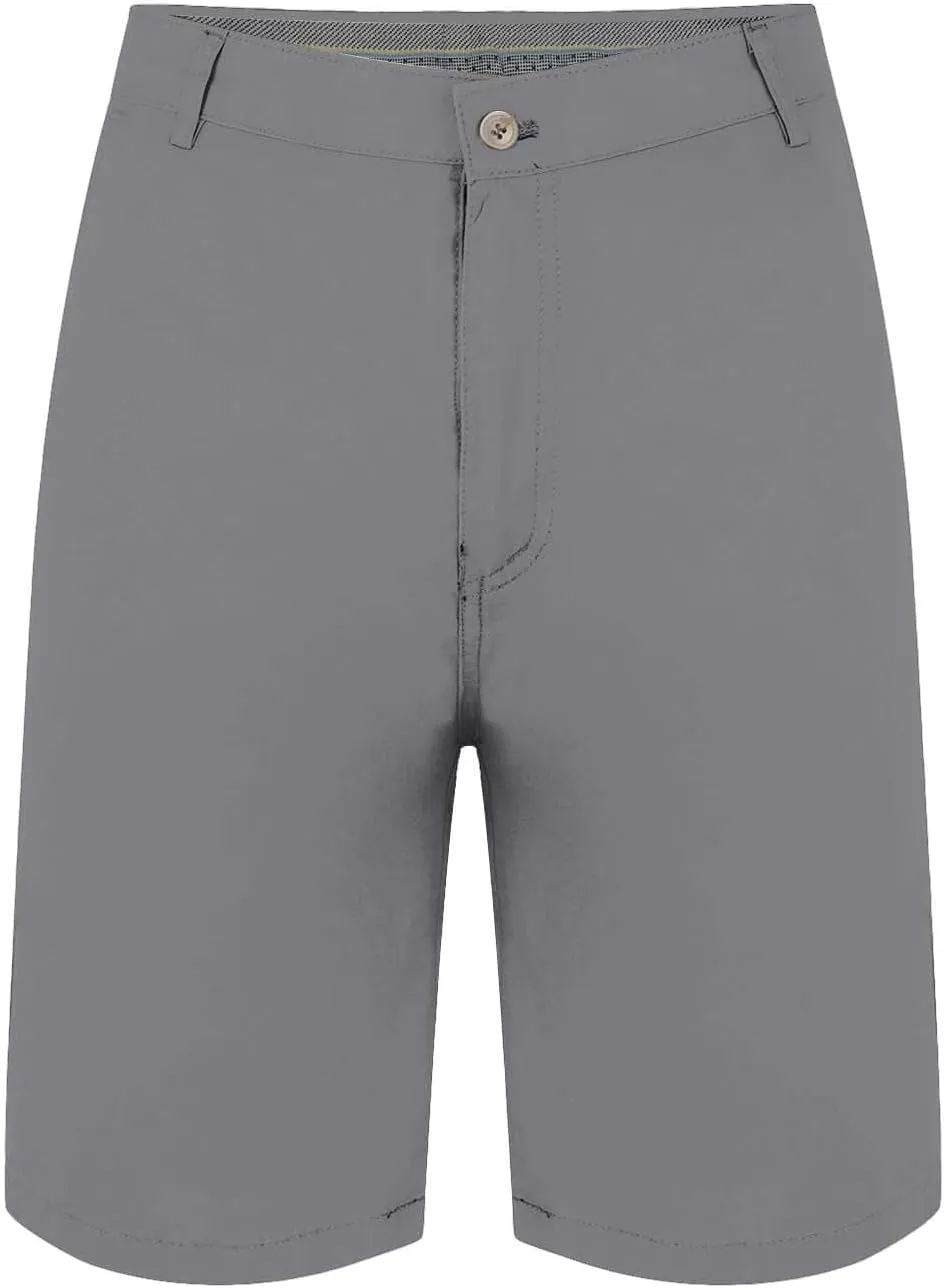 Men's Casual Shorts 7" Cotton Athletic Running Shorts Straight Wide Leg Elastic Waist Drawstring Workout Sweat