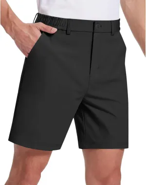 Men's Casual Shorts Golf Shorts for Men Flat Front Dress Work Quick Dry Lightweight Trousers with Pockets