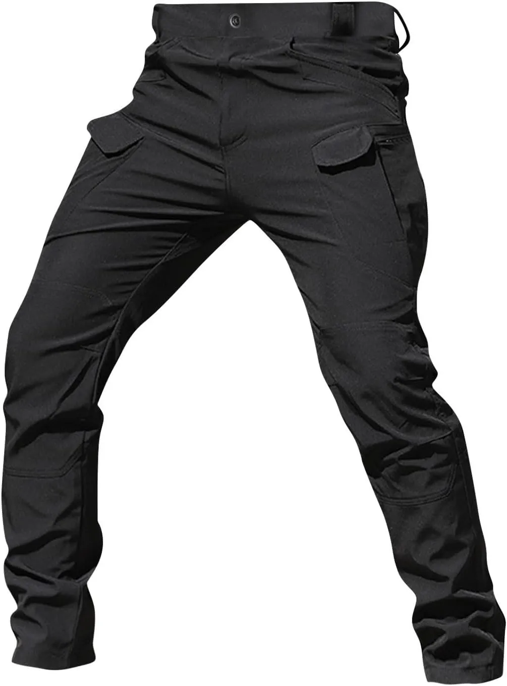 Mens Pants Cargo Multi Pockets Relaxed Fit Pants Ripstop Stretch Stylish Pants Big and Tall Trousers Work