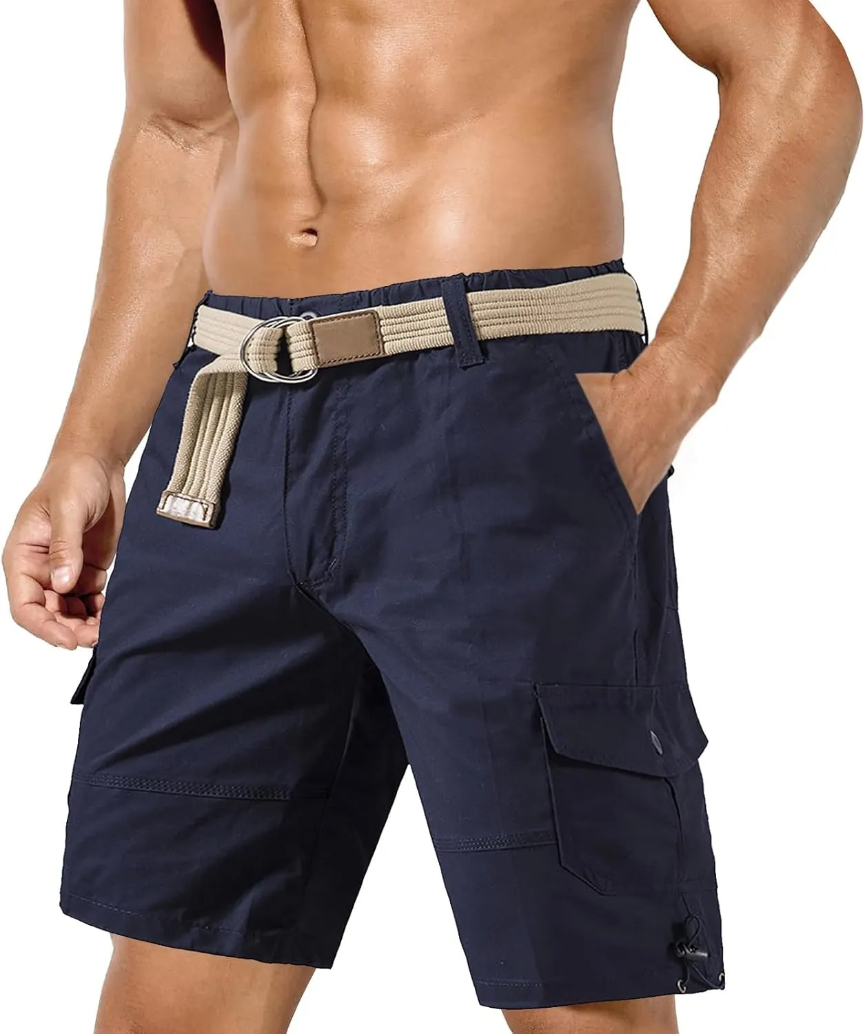 Mens Summer Athletic Shorts Outdoor Casual Work Out Shorts Gym for Hiking Tactical Camping Travel Short Pants