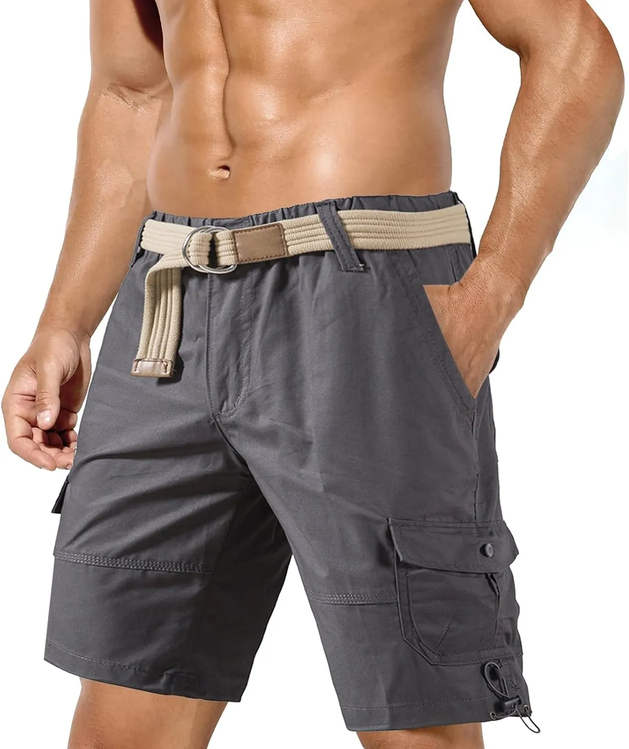 Mens Summer Athletic Shorts Outdoor Casual Work Out Shorts Gym for Hiking Tactical Camping Travel Short Pants