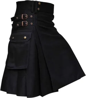 Mens Utility Kilts Scottish Traditional Highland Kilt Tartan Utility Kilts Plaid Modern Kilt Shorts Pleated Skirt