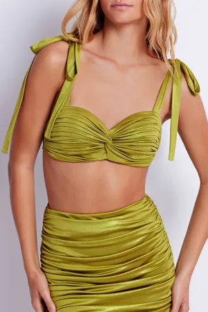 Metallic Jersey Bralette