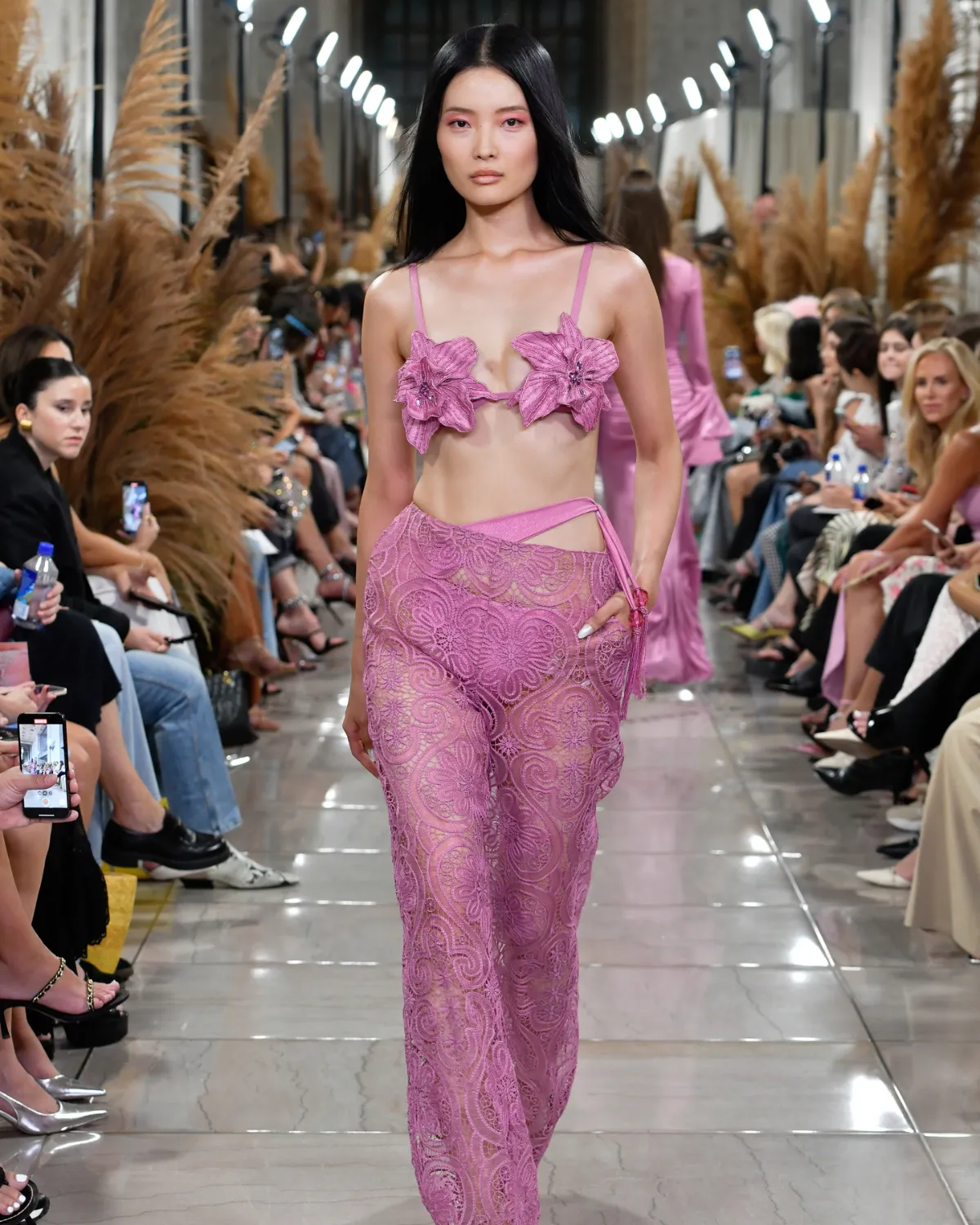 Metallic Jersey Orchid Bralette