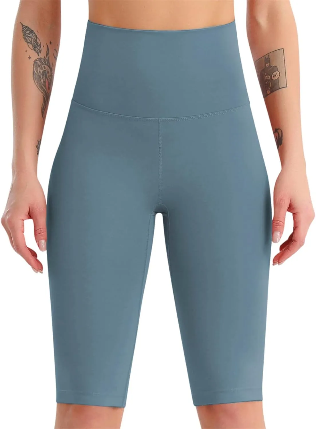midelxp Gym Shorts for Women Summer Comfy Yoga Leggings Tummy Control Workout Shorts Buttery Soft Leggings Athletic Shorts