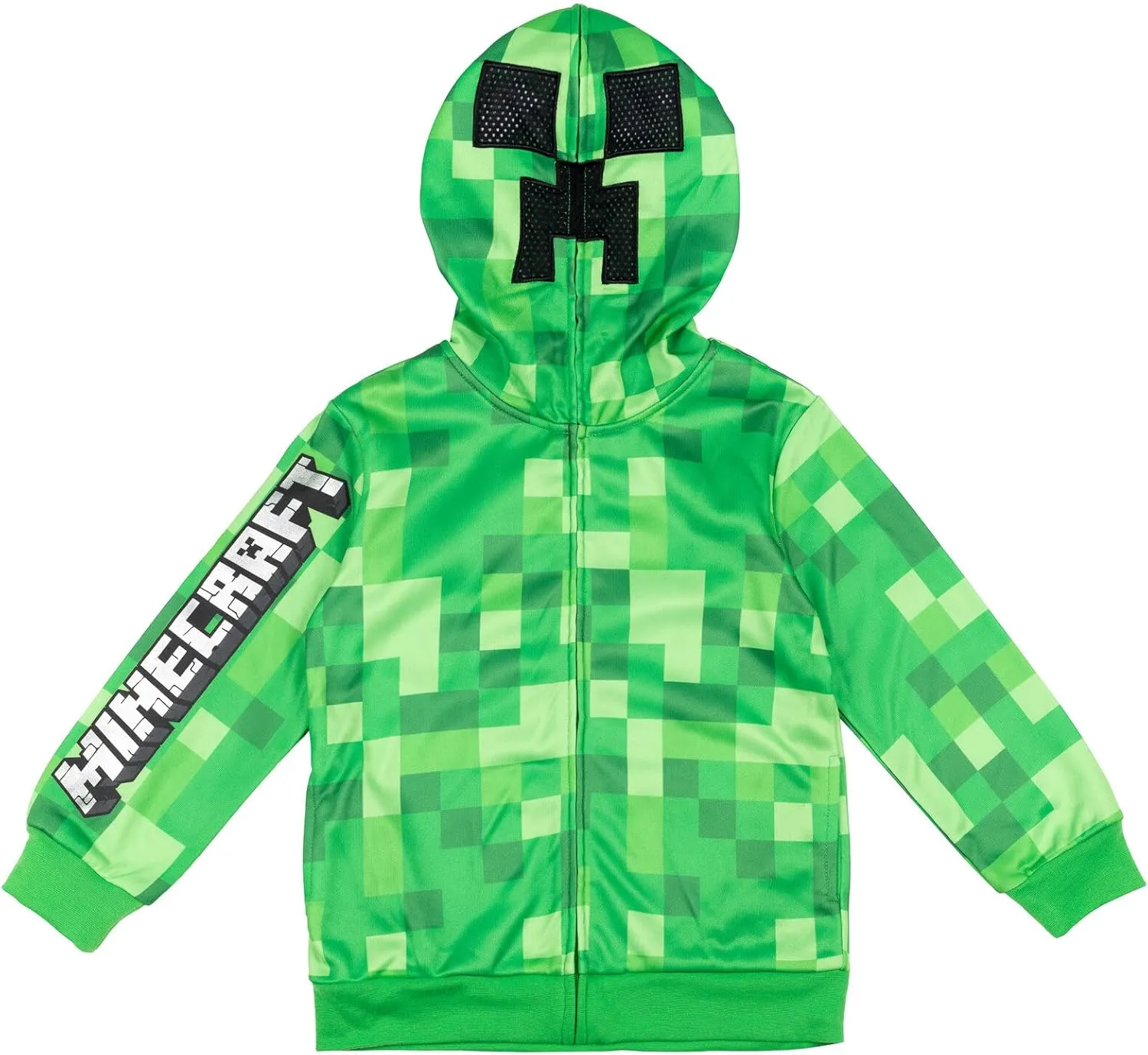 Minecraft Fleece Zip Up Hoodie Toddler to Big Kid Sizes (4-18-20)