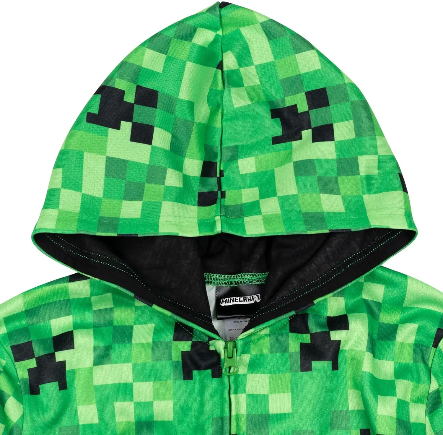 Minecraft Fleece Zip Up Hoodie Toddler to Big Kid Sizes (4-18-20)