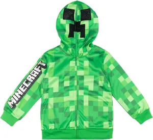 Minecraft Fleece Zip Up Hoodie Toddler to Big Kid Sizes (4-18-20)
