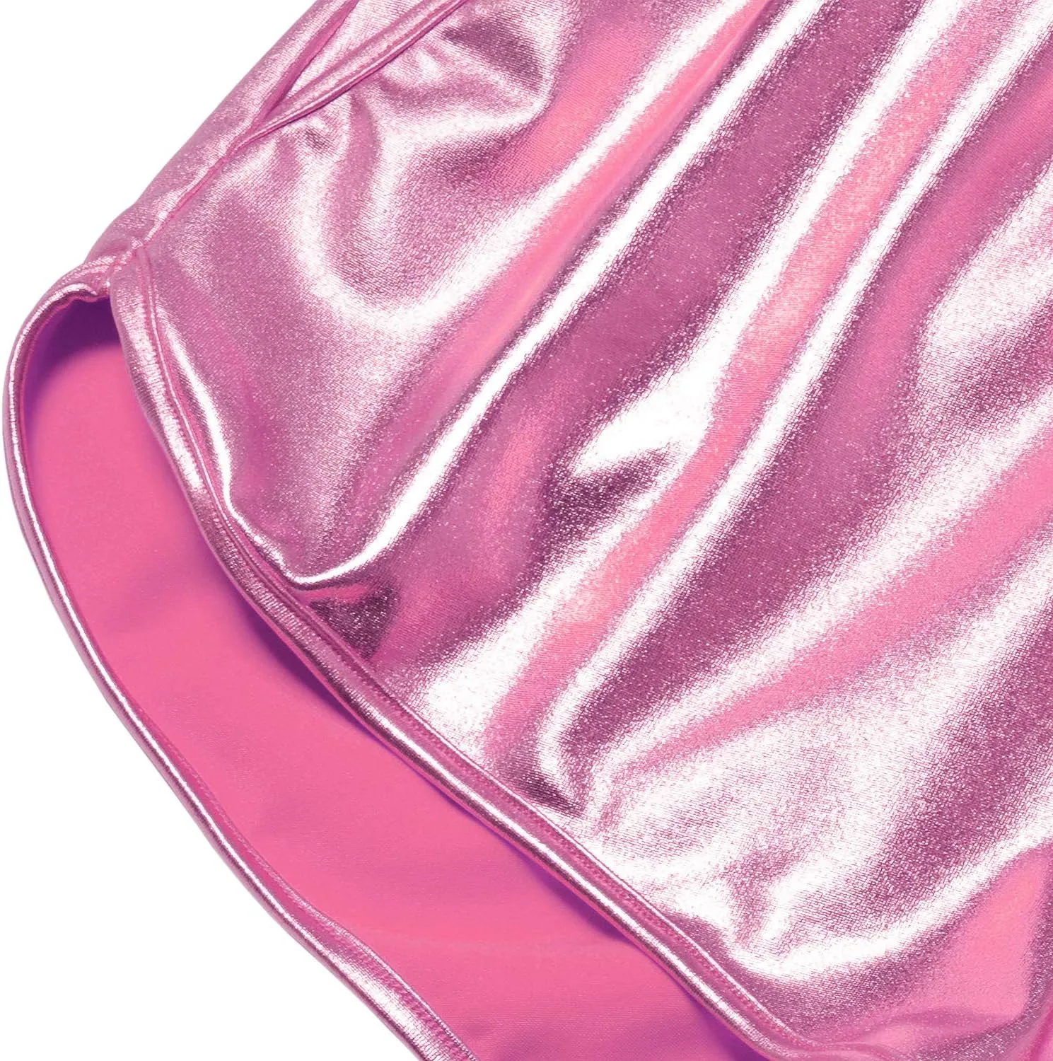 Mirawise Girls Metallic Shorts Shiny Hot Pants Sparkly Dance Outfits Short Pants