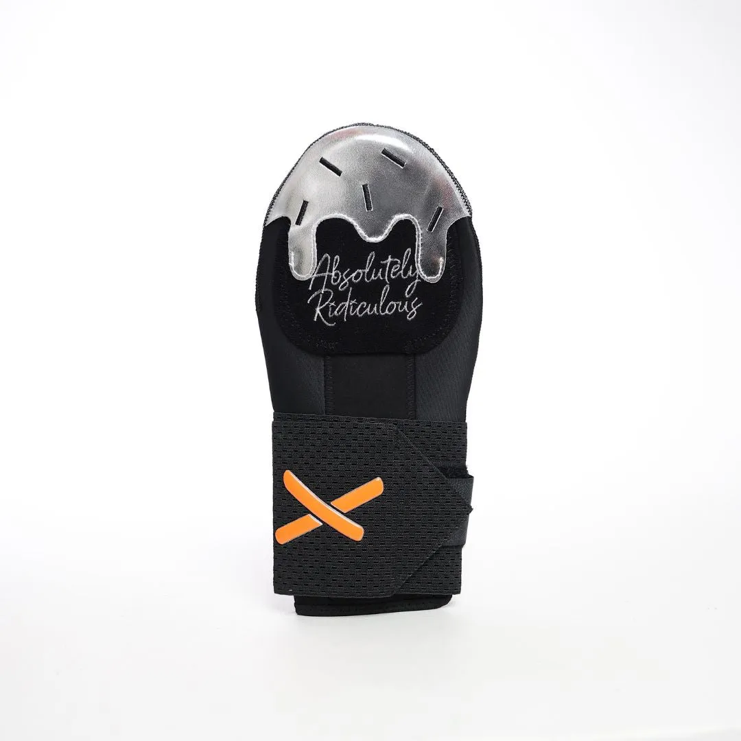 molten metal ice cream sliding mitt