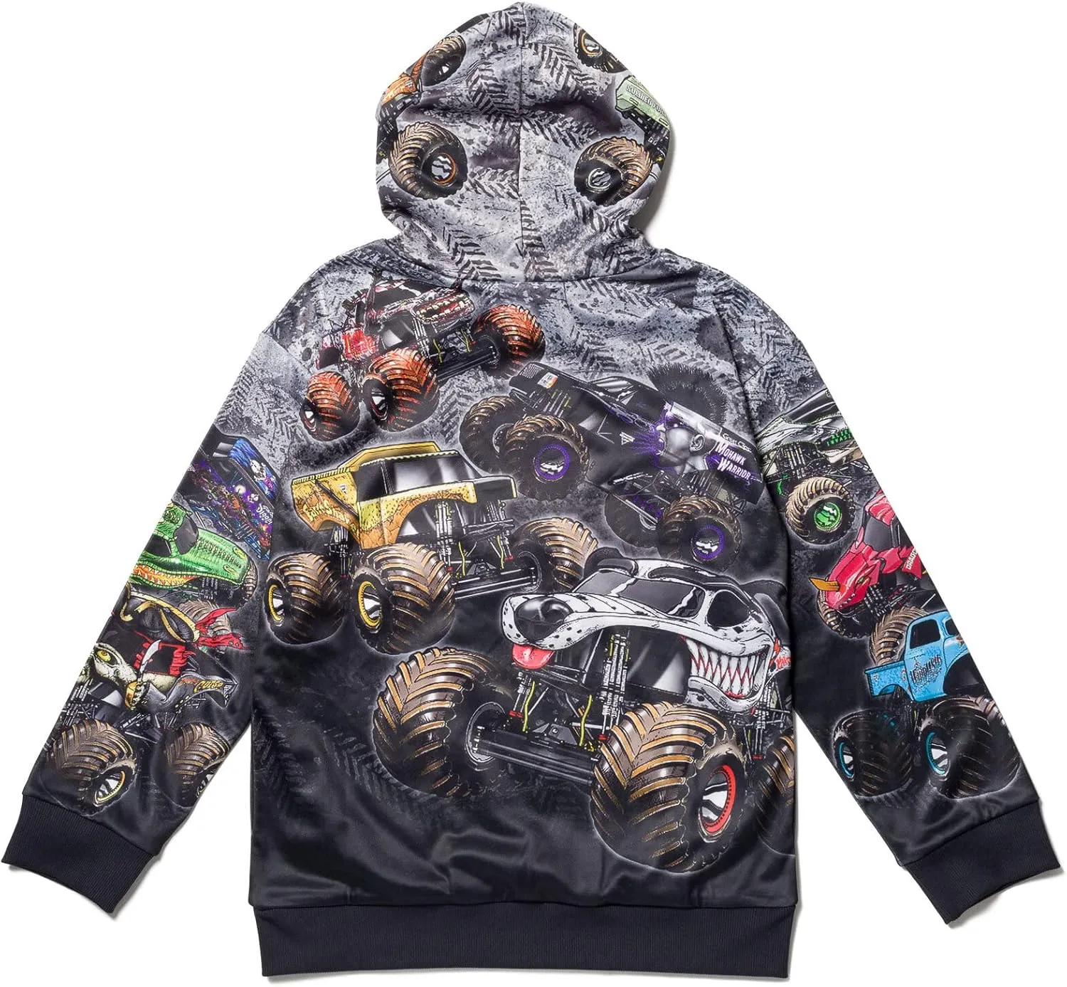 Monster Jam Fleece Pullover Hoodie Toddler to Big Kid Grave Digger El Toro Loco Megalodon Sparkle Smash