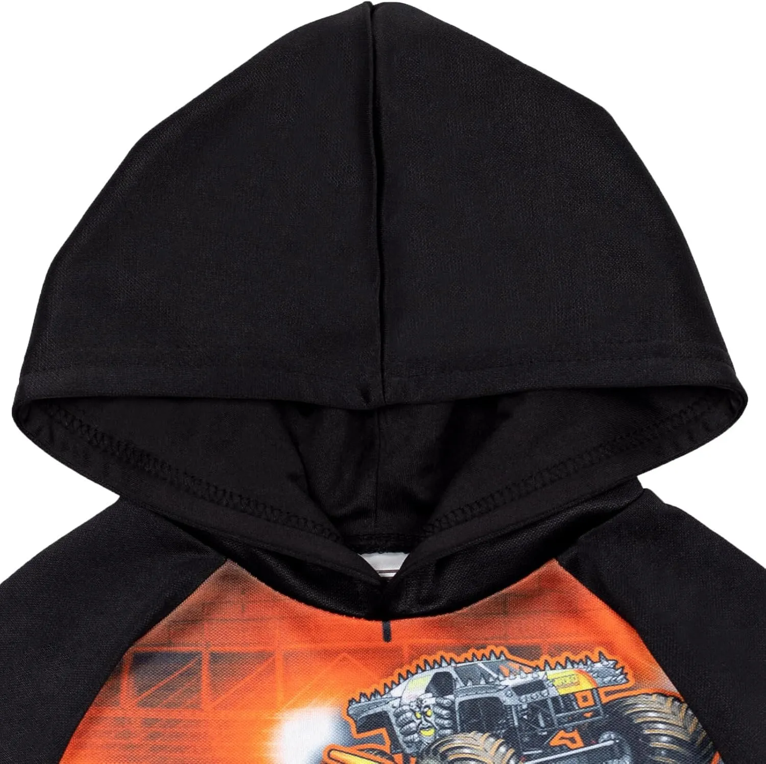 Monster Jam Maximum Destruction El Toro Loco Grave Digger Fleece Pullover Hoodie Toddler to Big Kid