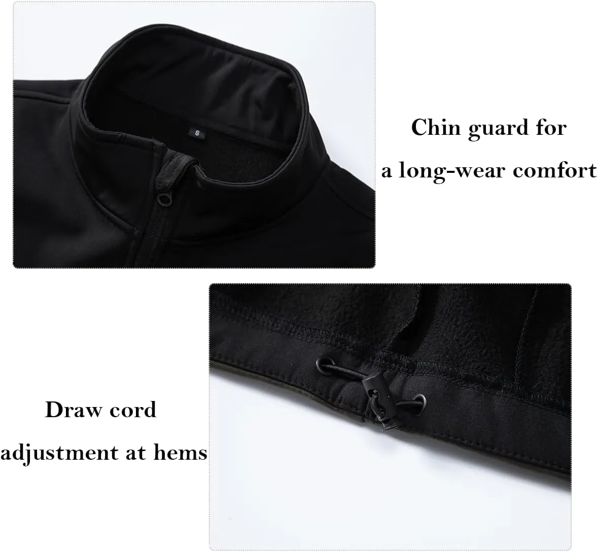 Msmsse Men's Outerwear Lightweight Vest Standing Collar Puffer Sleeveless Jacket for Hiking Running Golf