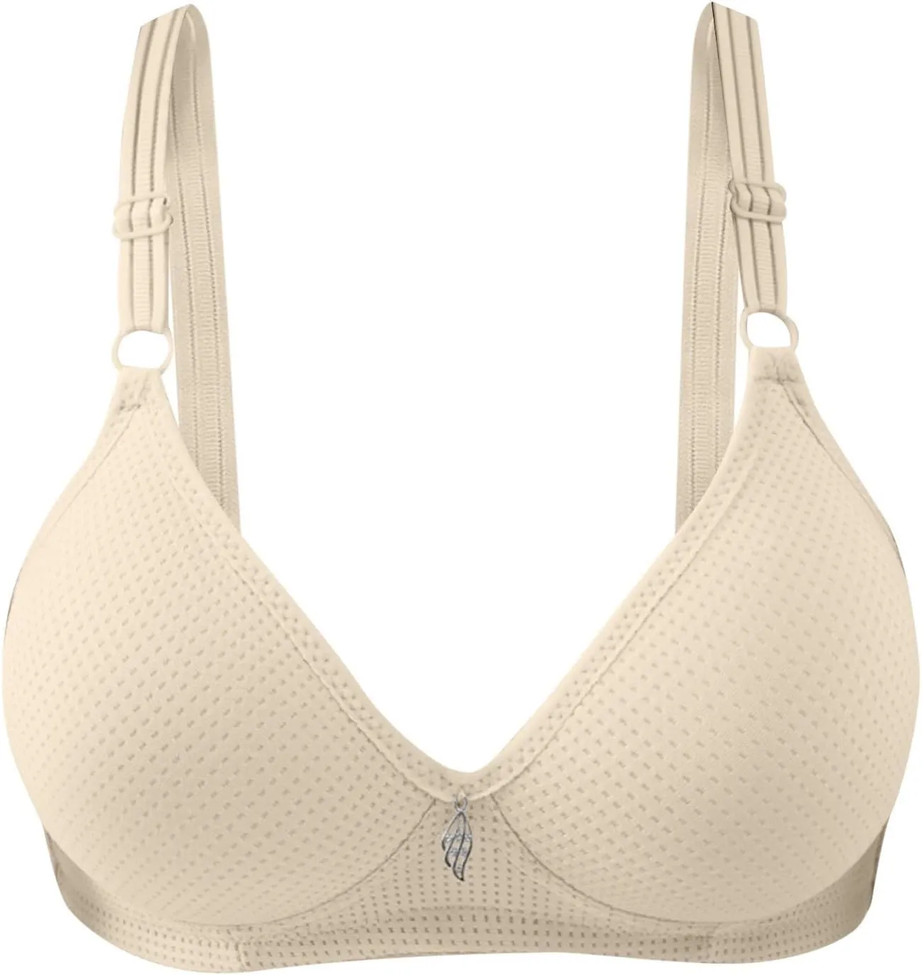 Multi Pack Bras For Women Wireless Soft Pad Sleeping T Shirt Bra Full Coverage Yoga Workout Everyday Wear Bralette