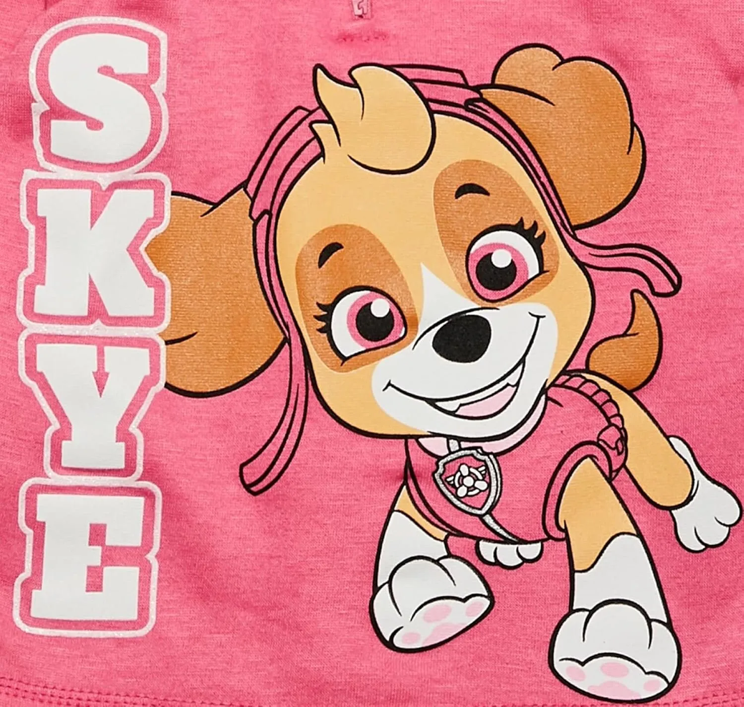 Nickelodeon Skye Girls Fleece Half Zip Hoodie Toddler to Big Kid