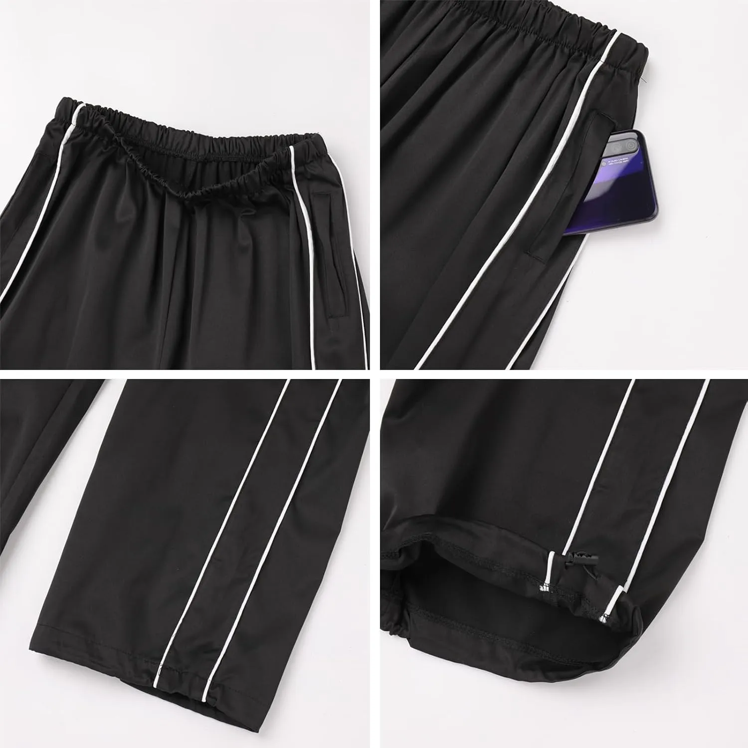 ODIZLI Parachute Pants for Women Y2k Low Rise Loose Cargo Pants Streetwear Oversized Baggy Sweatpants Joggers Pants