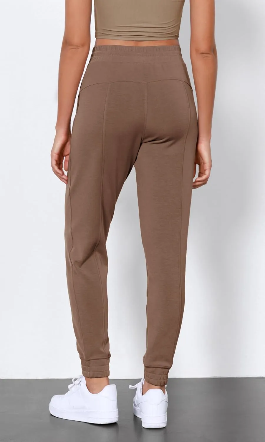 ODODOS Women's Modal Soft Jogger Pants with Pockets Adjustable Shockcord High Waist Sweatpants Casual Lounge Pants