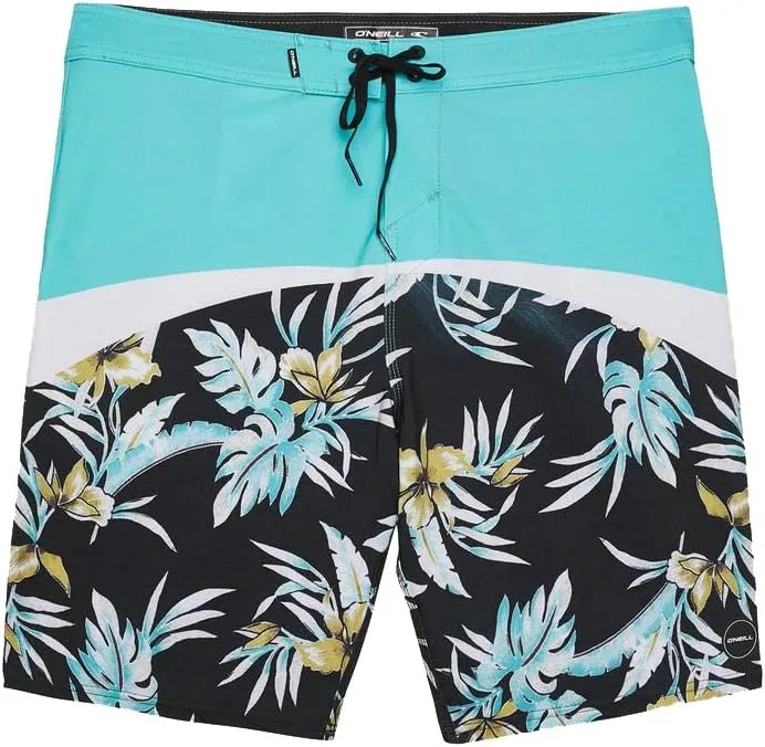 O'NEILL Men's Board Shorts, 20 Inch Outseam Hyperfreak Board Shorts, Premium Mens Board Shorts for Comfort and Style