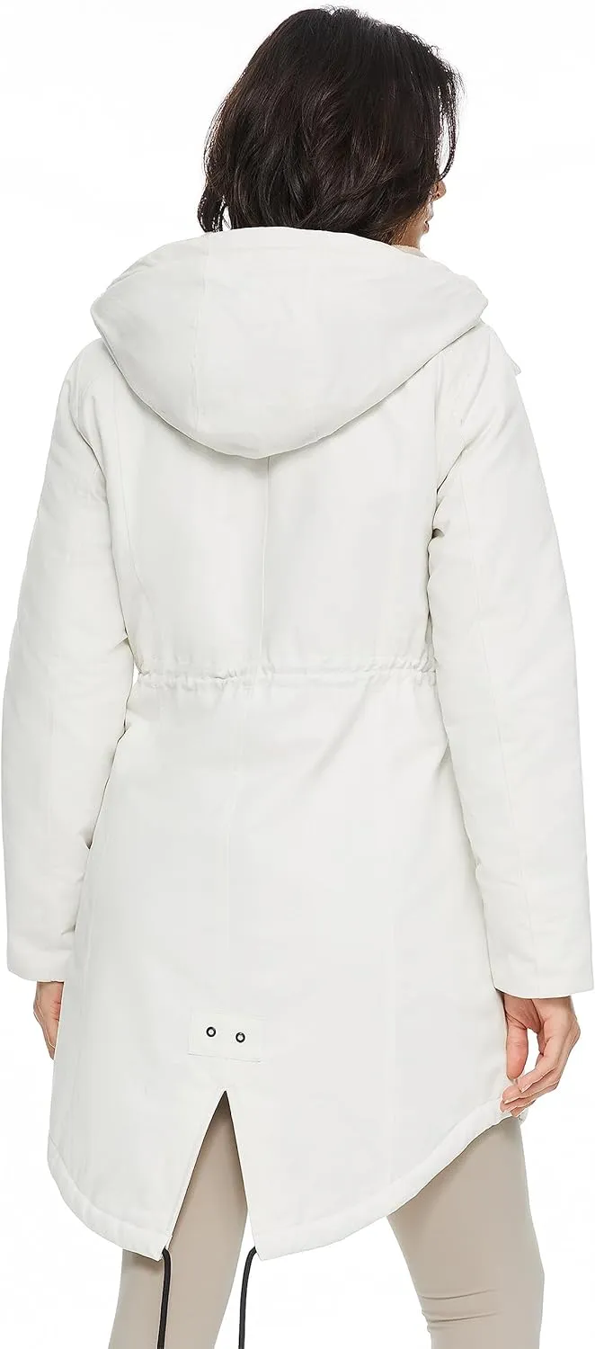 Orolay Women's Thicken Fleece Lined Parka Winter Coat Hooded Jacket with Pockets
