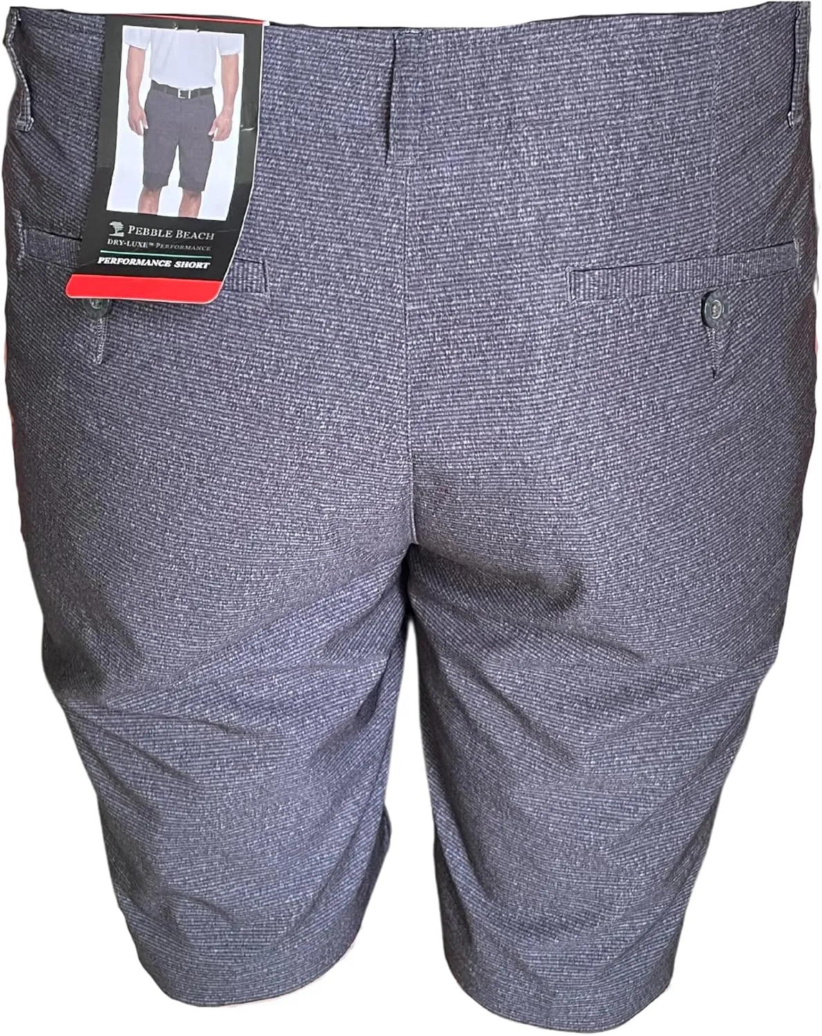 Pebble Beach Men's Dry-Luxe Performance Comfort Waist Shorts