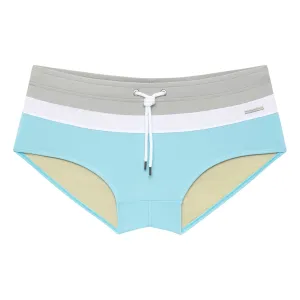 Platinum/Celeste Colorblock Corcovado Brief