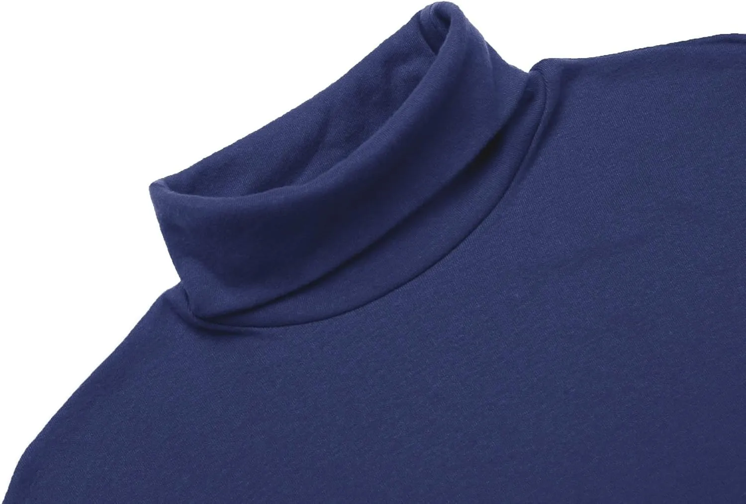 Poriff Men's Casual Turtleneck Pullover Tops Slim Fit Long Sleeve Basic Lightweight Sweaters