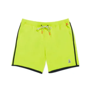 Psycho Bunny Kids-Holloway Swim Trunk-Safety Yellow