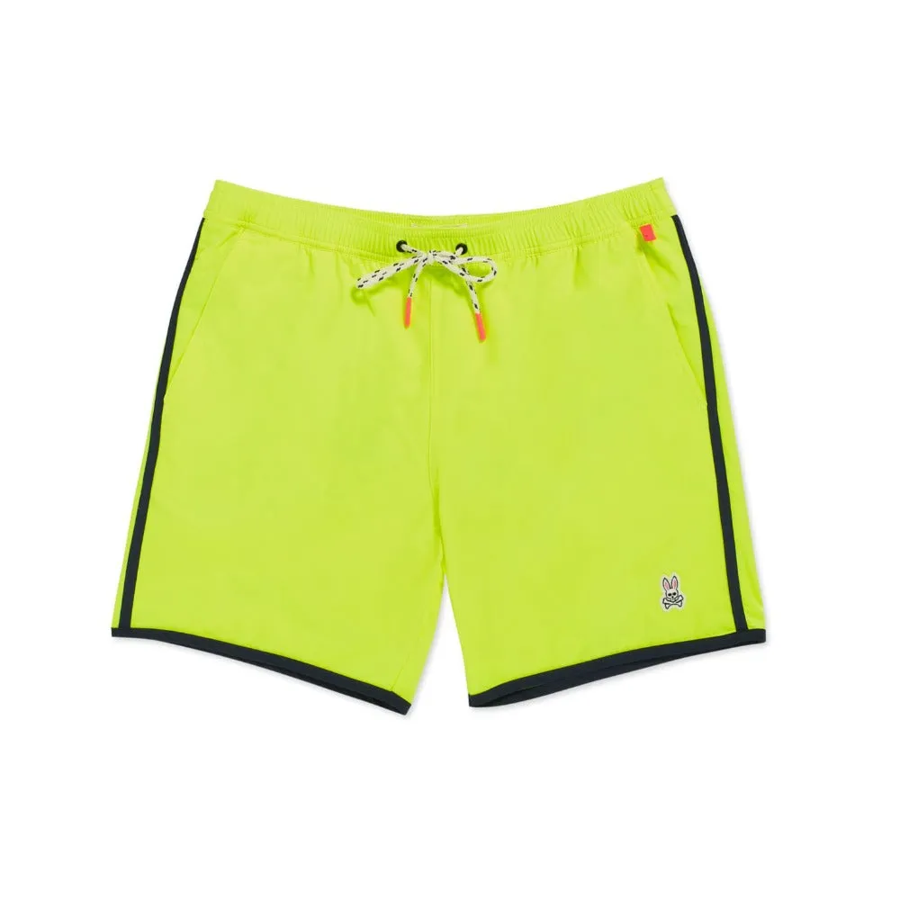 Psycho Bunny Kids-Holloway Swim Trunk-Safety Yellow