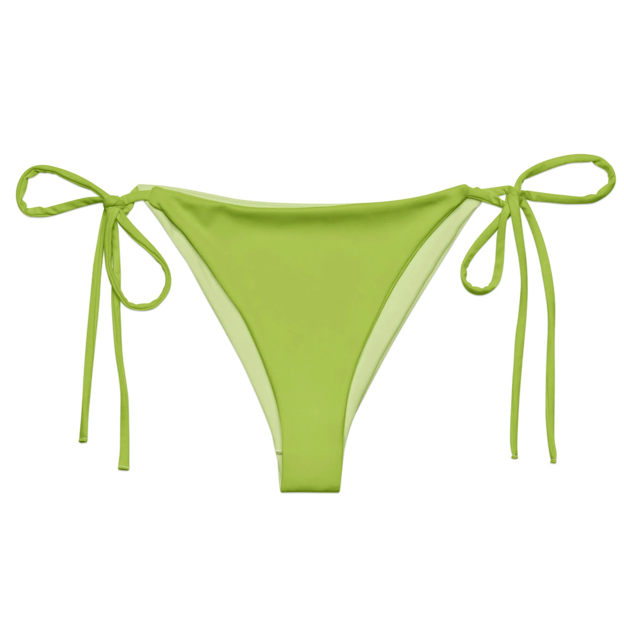 Rainbow Solid String Bikini Bottom