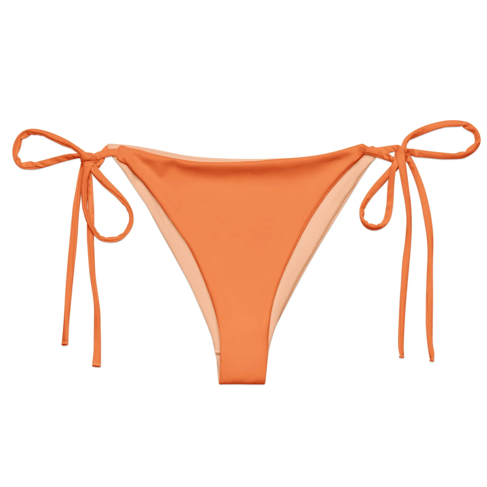 Rainbow Solid String Bikini Bottom