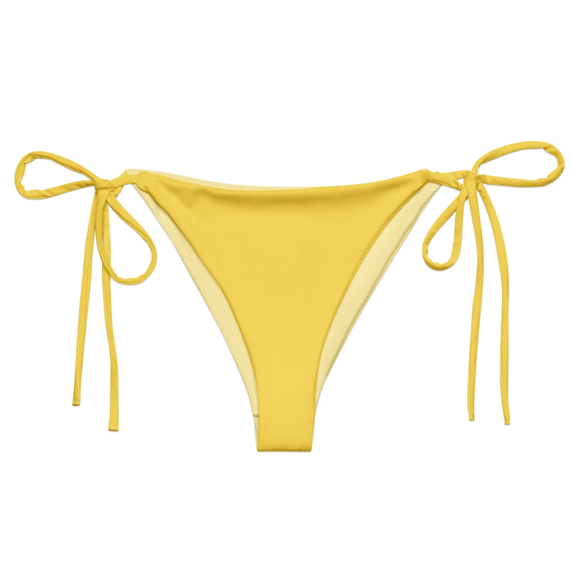 Rainbow Solid String Bikini Bottom