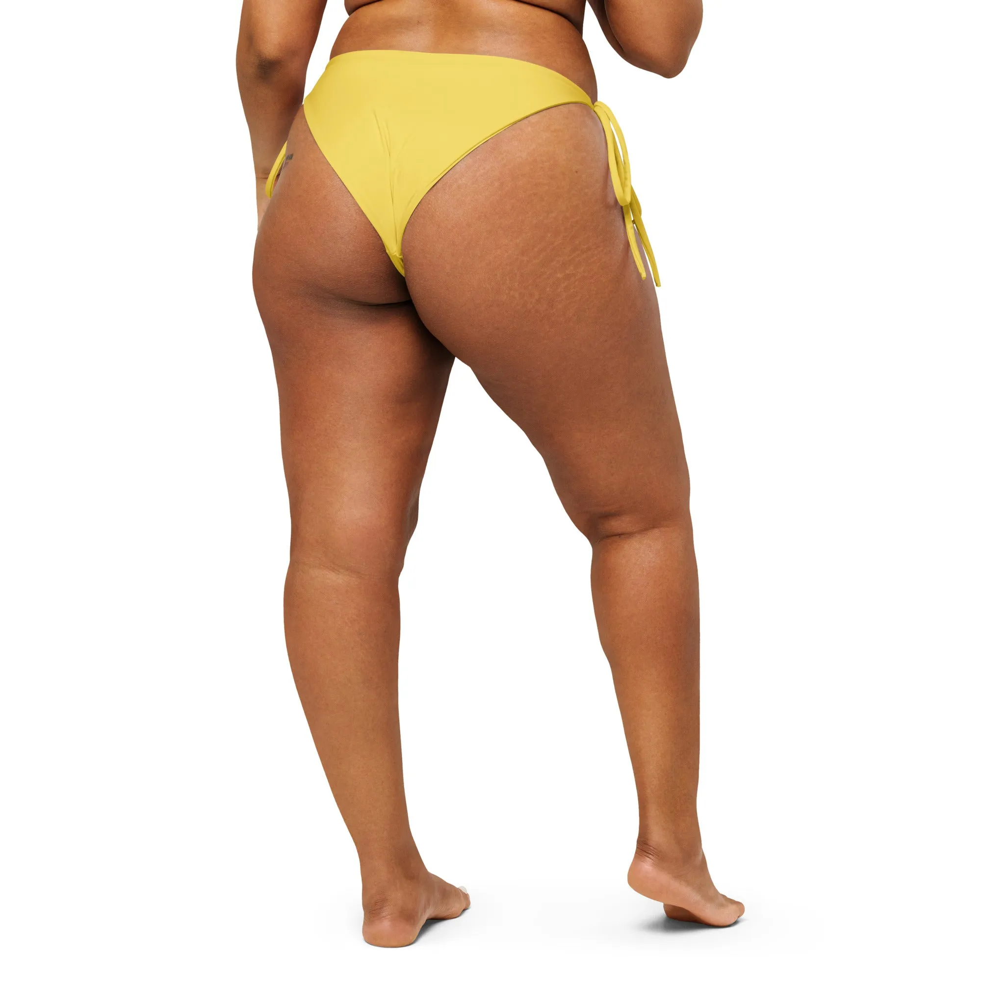 Rainbow Solid String Bikini Bottom