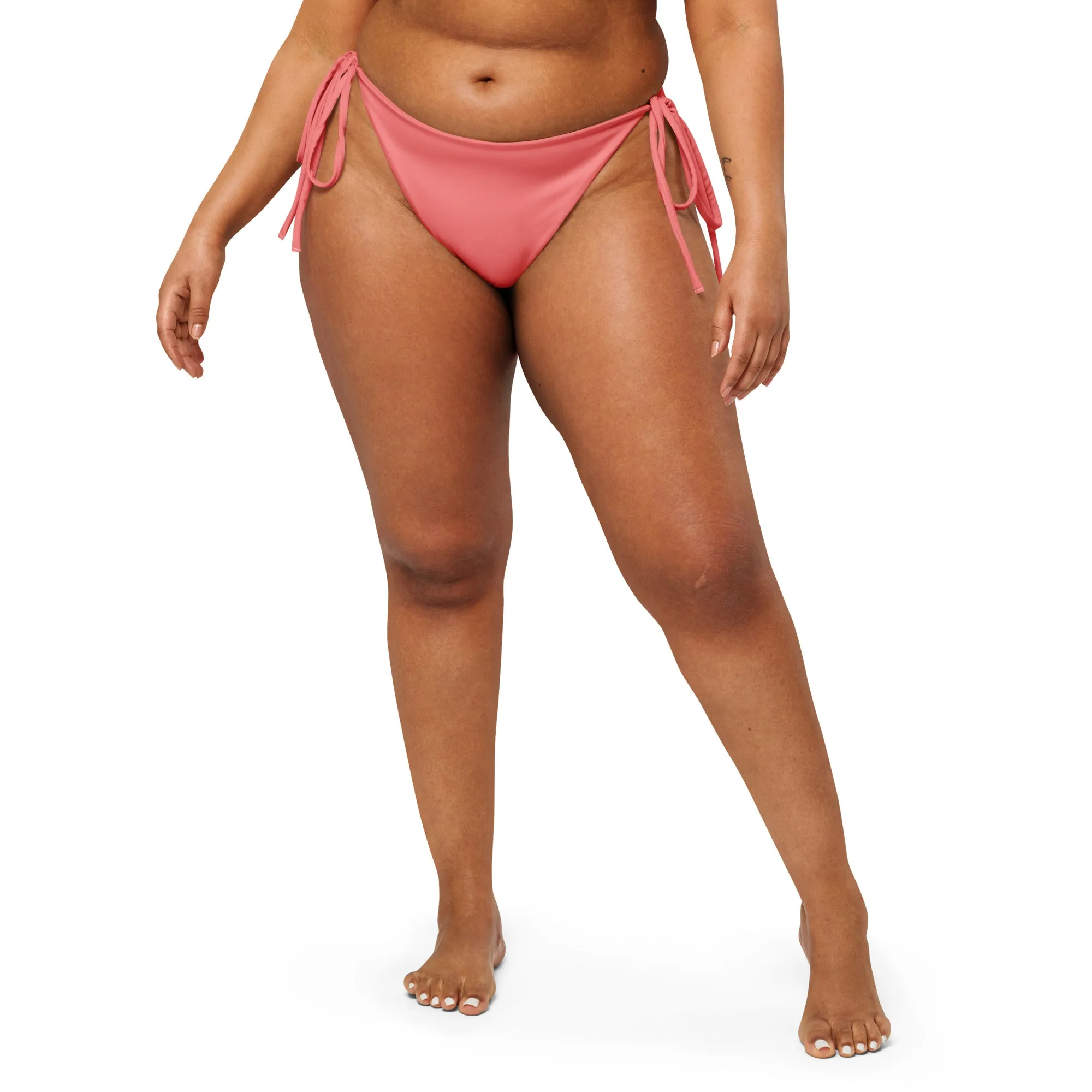 Rainbow Solid String Bikini Bottom