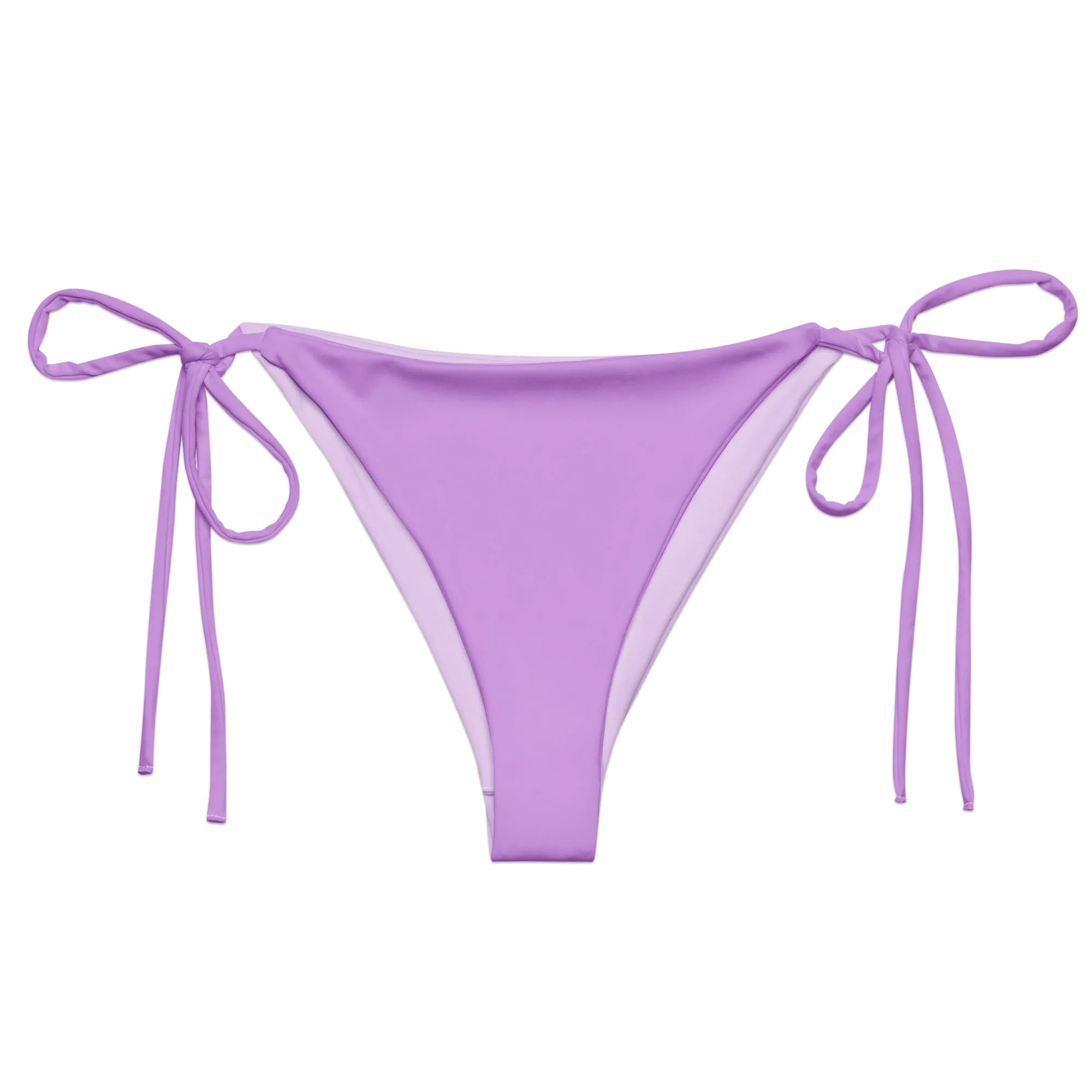 Rainbow Solid String Bikini Bottom