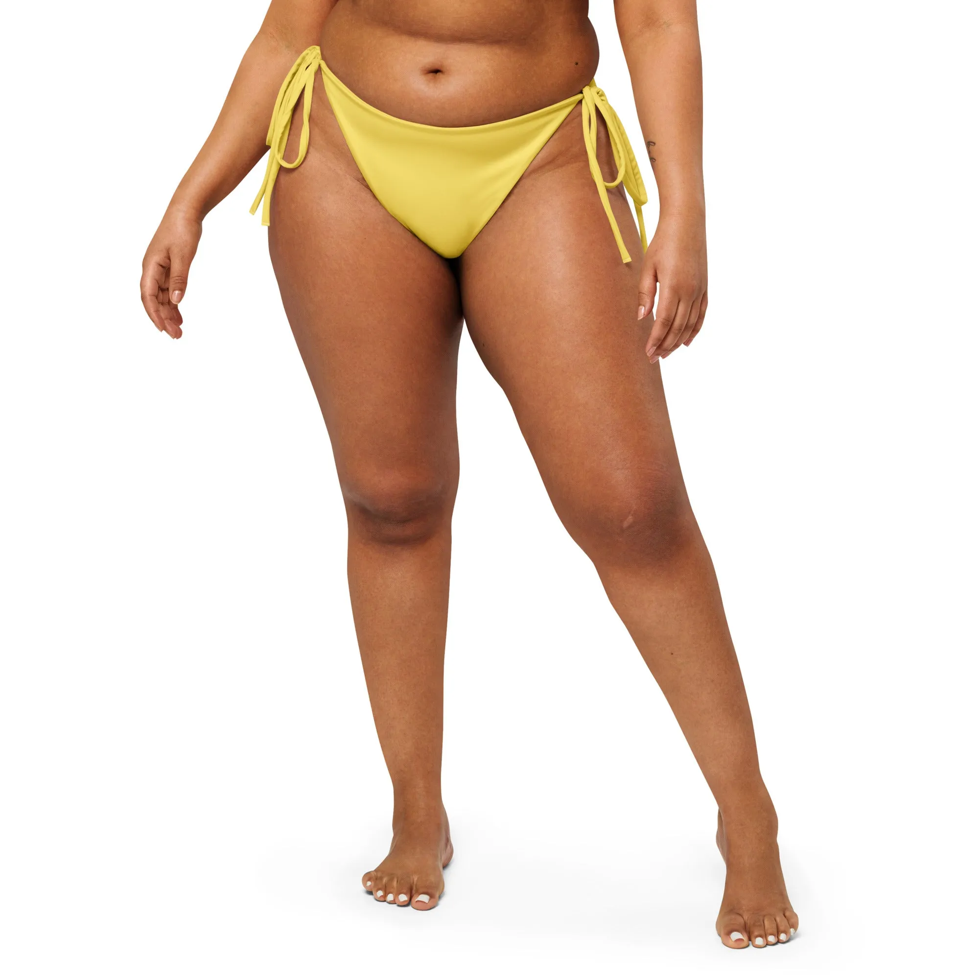Rainbow Solid String Bikini Bottom