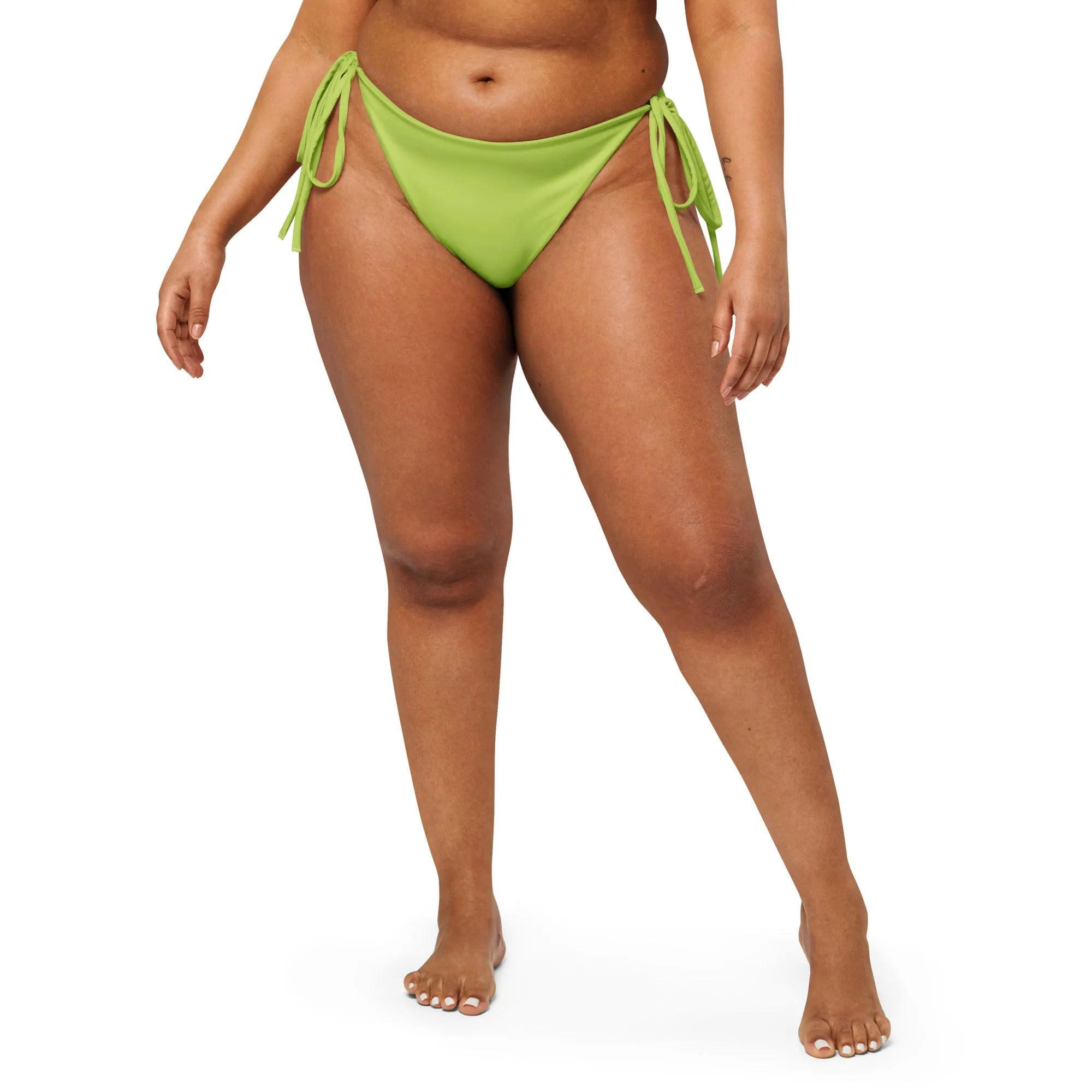 Rainbow Solid String Bikini Bottom