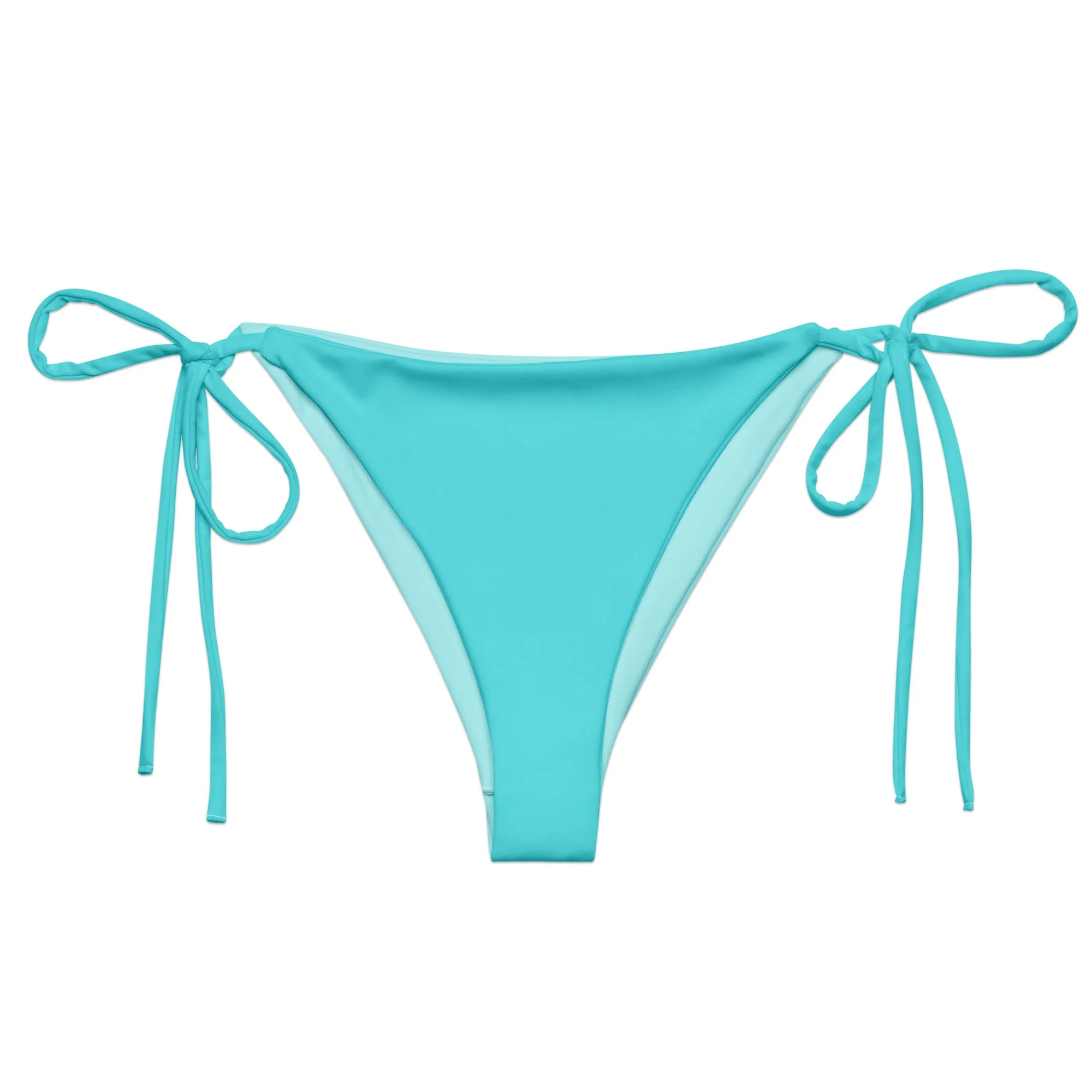 Rainbow Solid String Bikini Bottom
