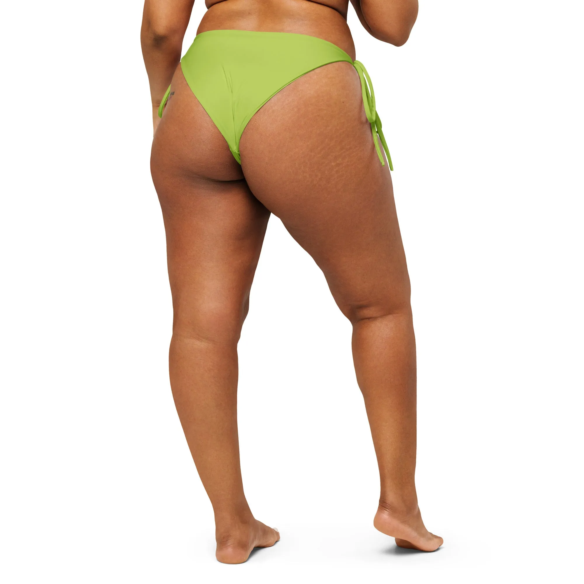 Rainbow Solid String Bikini Bottom