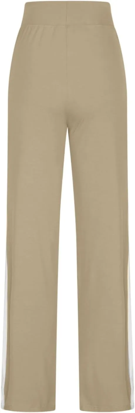 Rayon Pants for Women Fall Summer Loose Fit Track Gym Running High Cut Straight Leg Long Leg Pants Women 2025