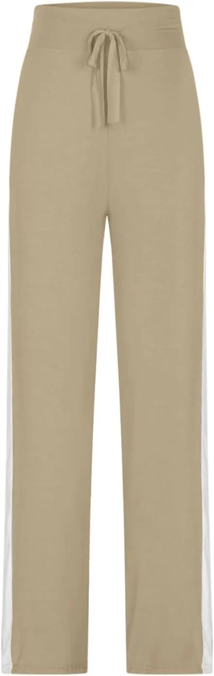 Rayon Pants for Women Fall Summer Loose Fit Track Gym Running High Cut Straight Leg Long Leg Pants Women 2025