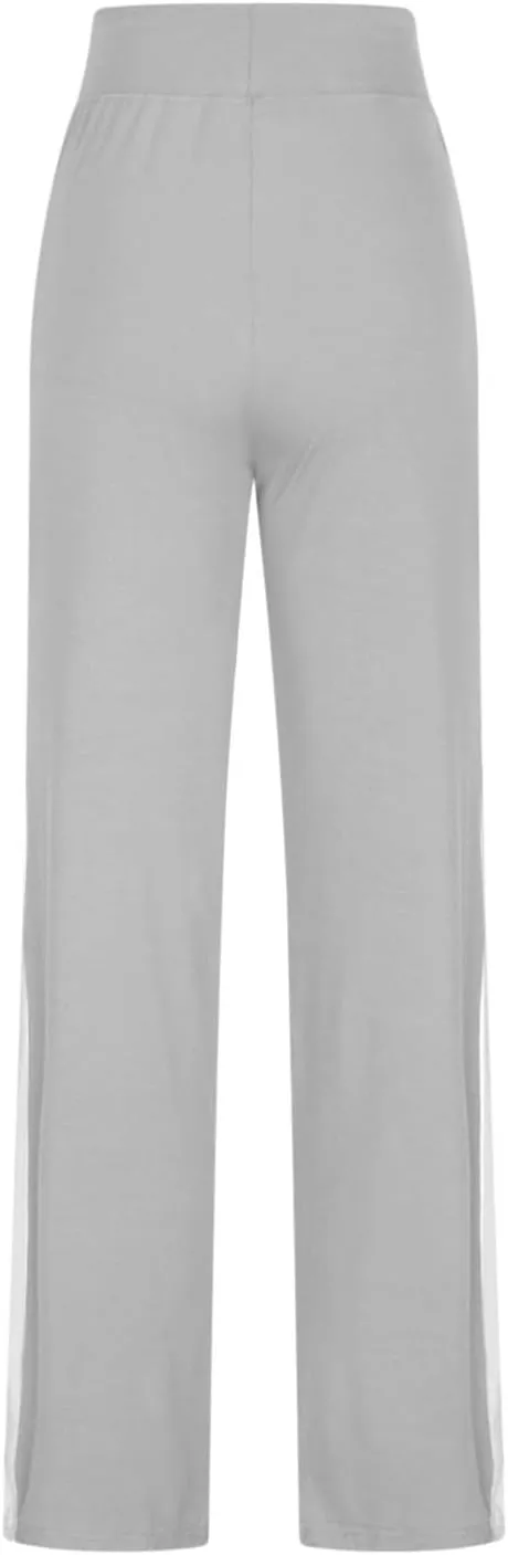 Rayon Pants for Women Fall Summer Loose Fit Track Gym Running High Cut Straight Leg Long Leg Pants Women 2025