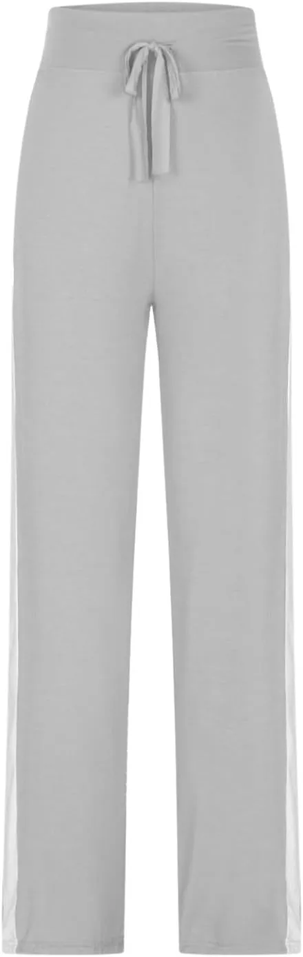 Rayon Pants for Women Fall Summer Loose Fit Track Gym Running High Cut Straight Leg Long Leg Pants Women 2025