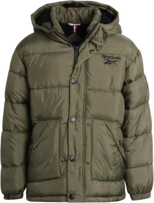 Reebok Boys' Winter Coat - Heavyweight Quilted Puffer Snow Parka - Weather Resistant Ski Jacket for Boys (8-20)