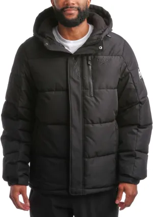 Reebok Men's Winter Jacket - Heavyweight Quilted Puffer Parka Coat - Weather Resistant Ski Jacket for Men (M-XXL)