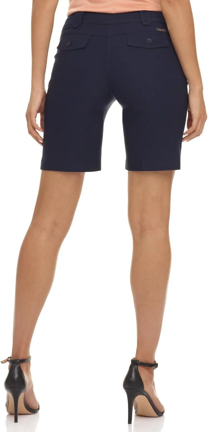 Rekucci Women's Ease into Comfort Perfection Modern Office Short
