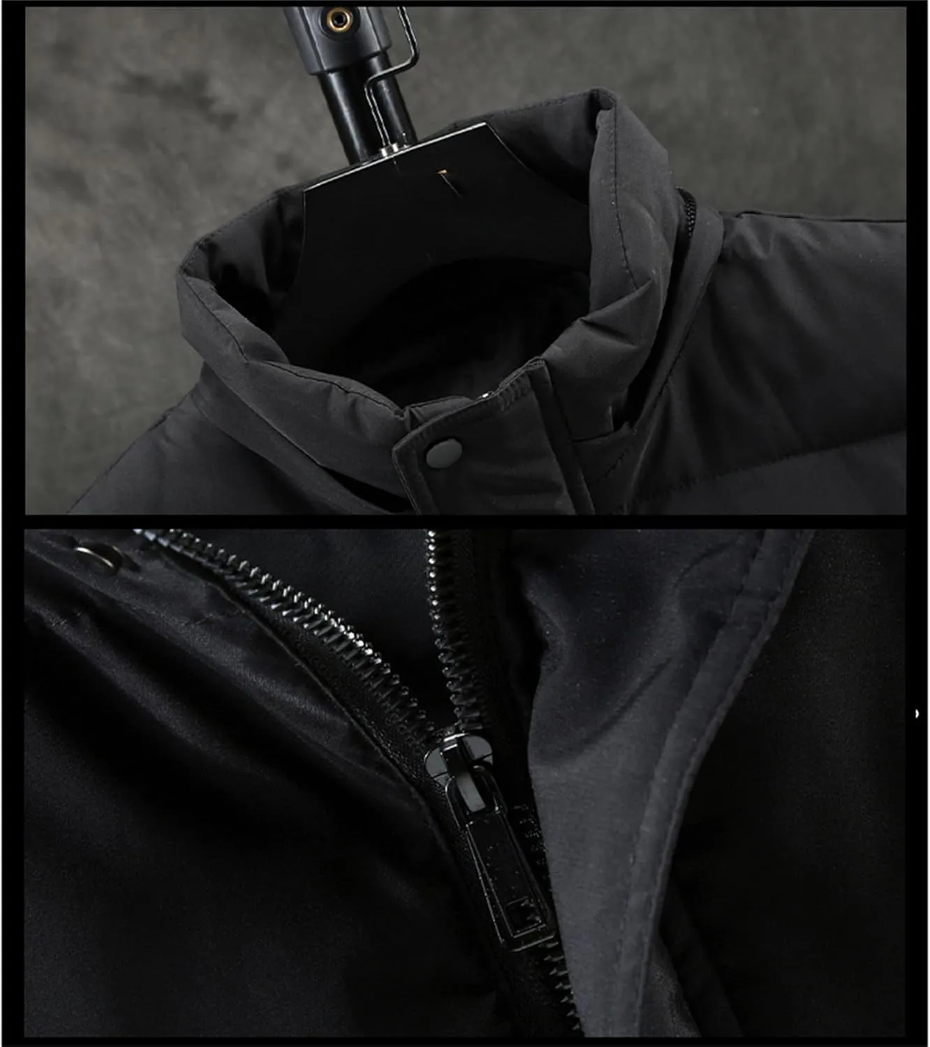 SaoBiiu Autumn Winter Men Vest Hooded Cotton Padded Sleeveless Jackets Warm Zipper Waistcoat