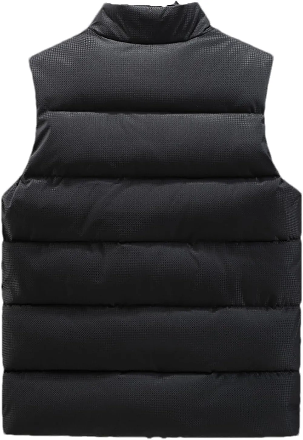 SaoBiiu Autumn Winter Vest Men Stand Collar Cotton Padded Sleeveless Jacket Men Casual Warm Winter Waistcoat