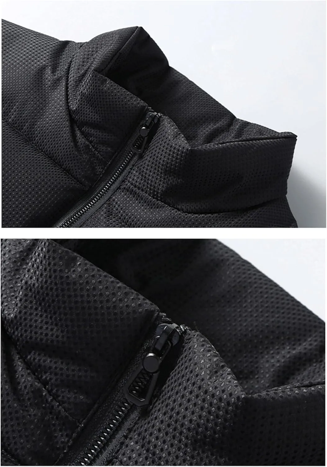 SaoBiiu Autumn Winter Vest Men Stand Collar Cotton Padded Sleeveless Jacket Men Casual Warm Winter Waistcoat