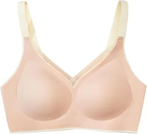Seamless Bras for Women Sleep Casual Sports Yoga Bra Padded Wireless Thin Soft Comfy Everyday Bralette Underwear